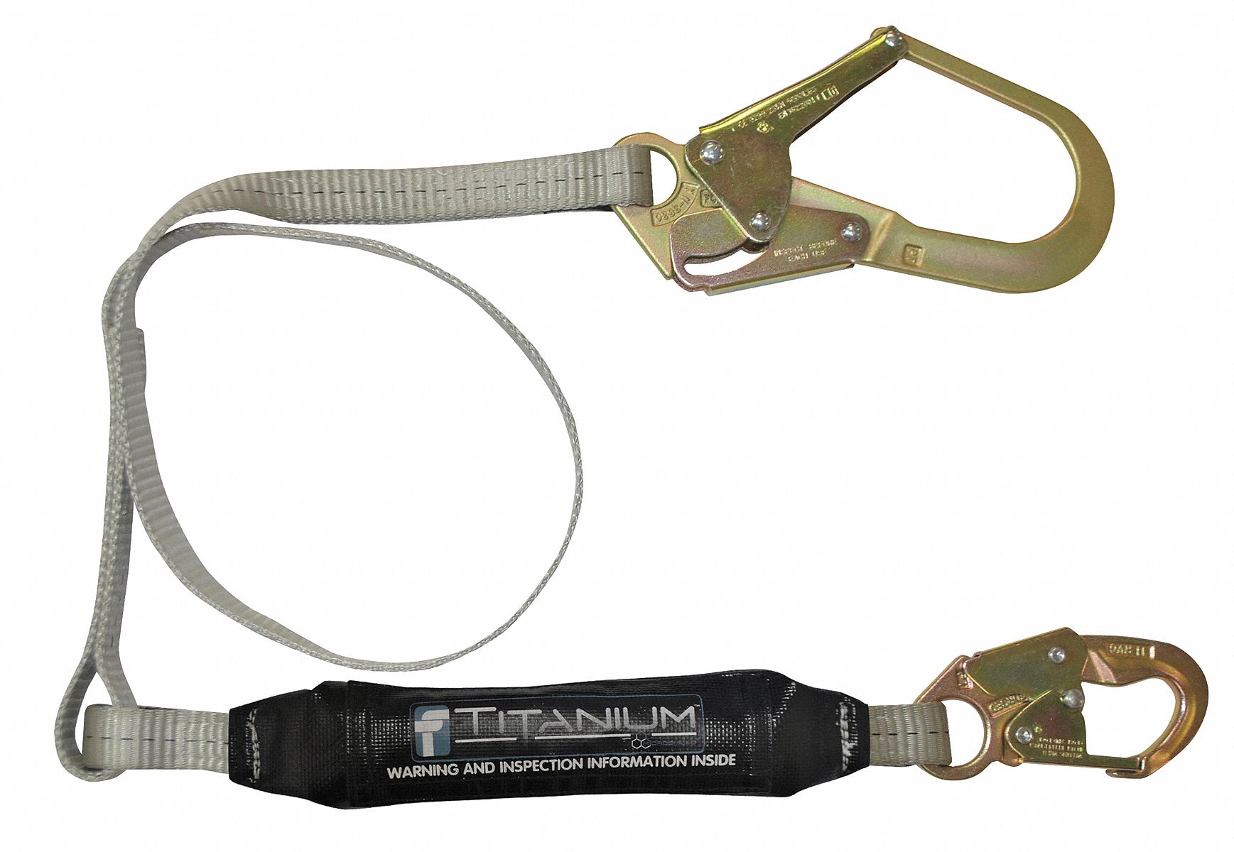 Lanyard, 1 Leg, Vinyl, Silver