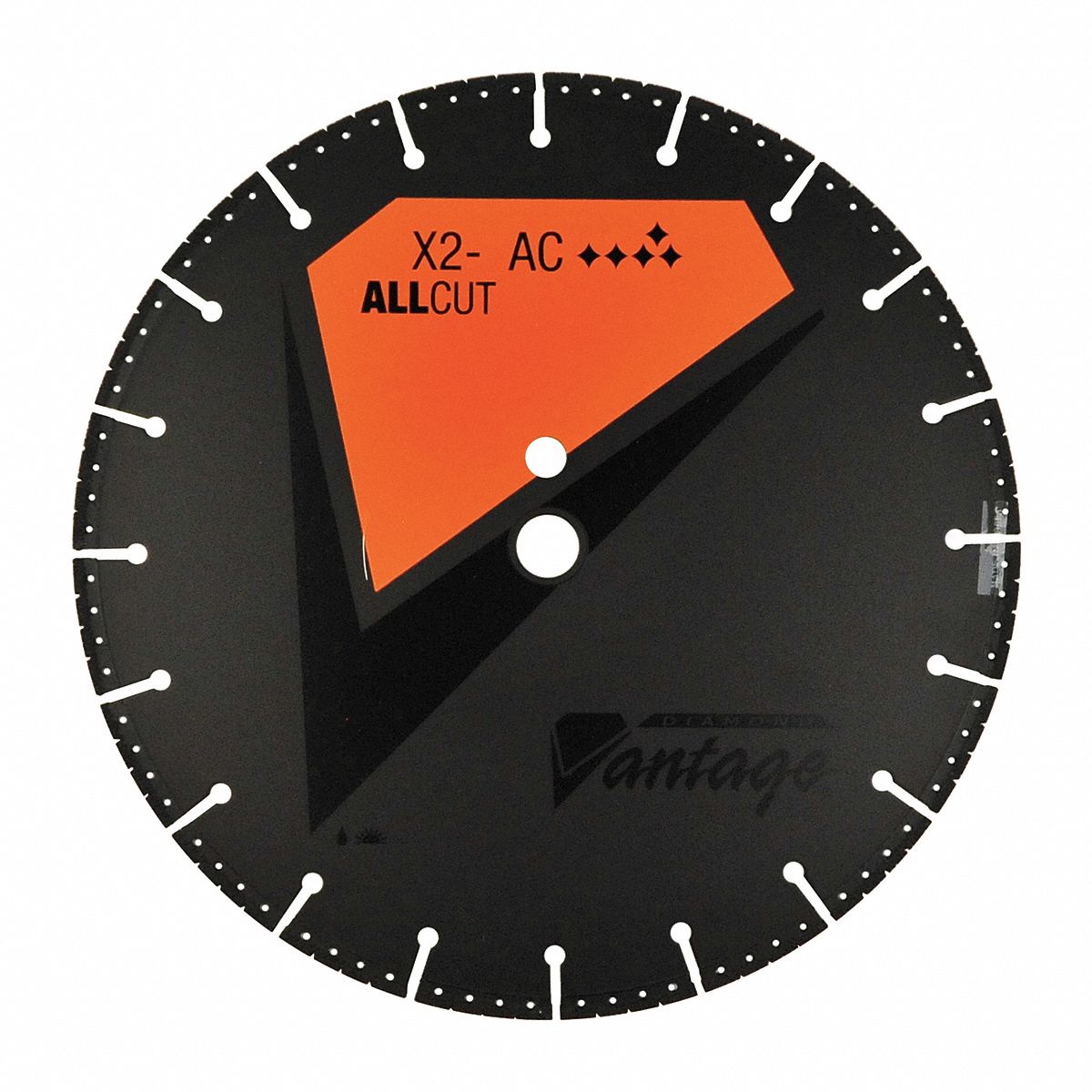 Diamond Saw Bld, Dry, Sgmntd Rim, 14 In Dia