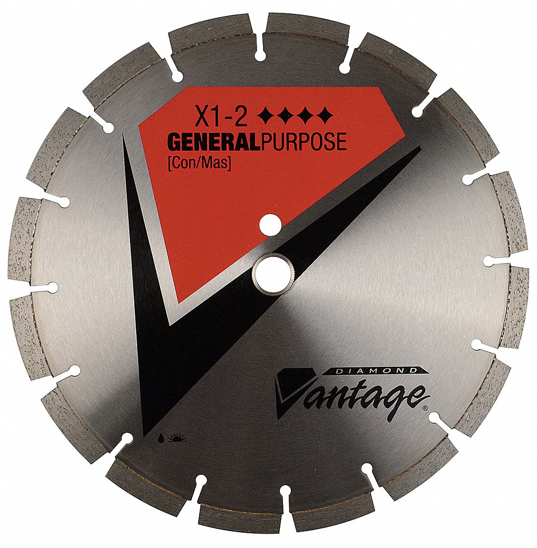 Diamond Saw Bld, Wet, Sgmntd Rim, 30 In Dia