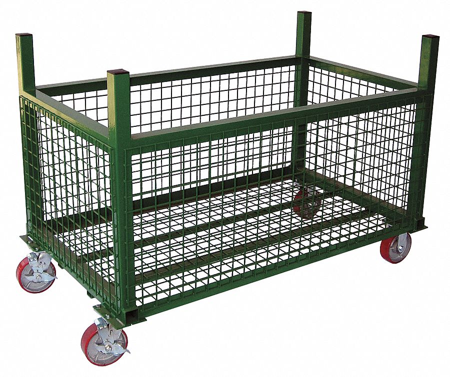 Material Cart, 1500 Lb, 56x32x24