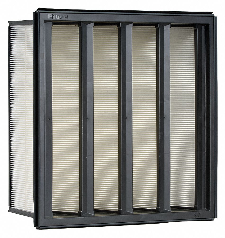 V Bank Air Filter, 20 In. H, 24 In. W