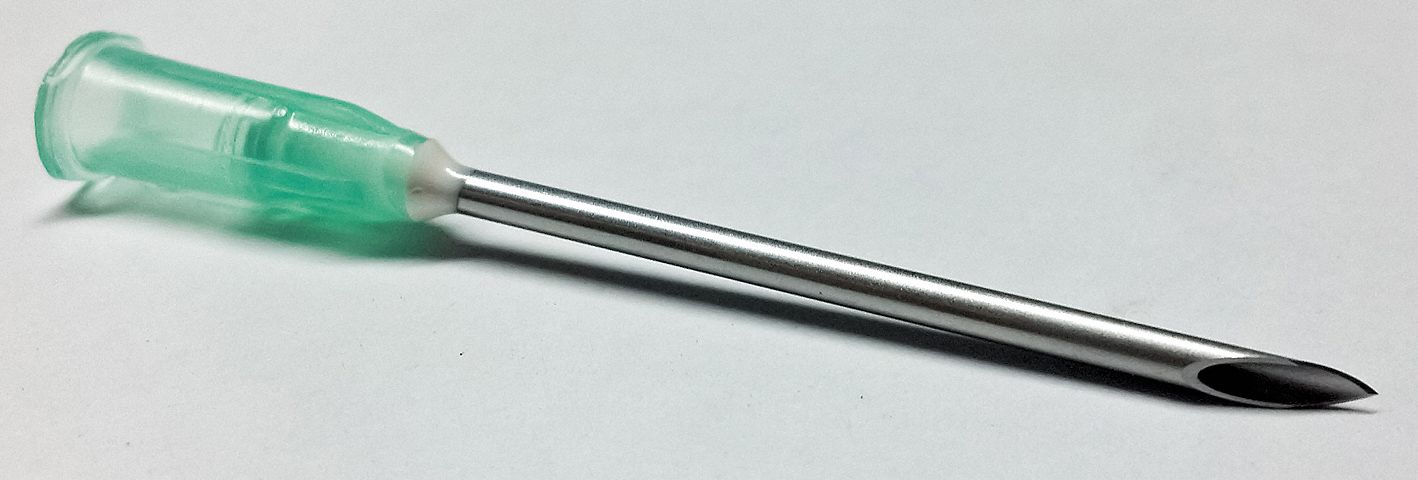 Needle, Gauge 14, PK 100, 1.5 In L
