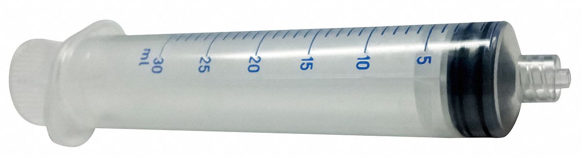 Disp Syringe, Luer Lock, 30 mL, PK 60