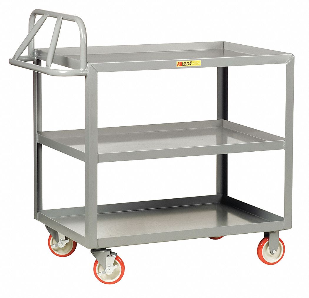 Utility Cart, Steel, 42 Lx24 W, 1200 lb.