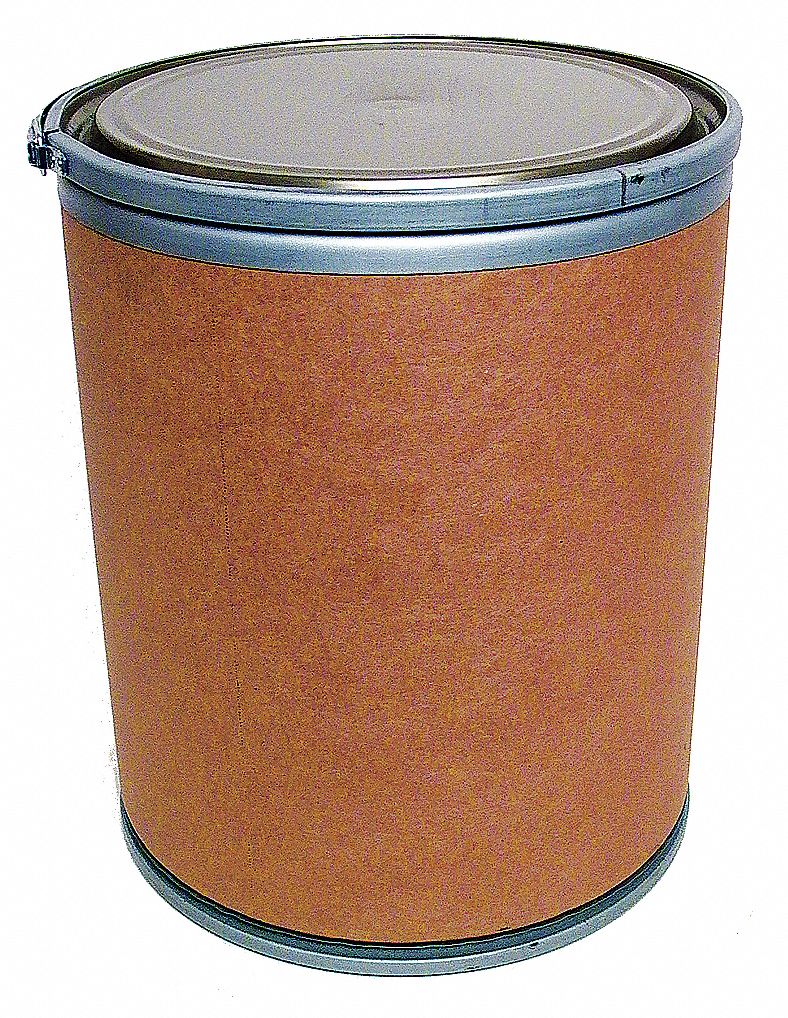 Fiber Drum, Open Head, 30 Gal, Lt Brown
