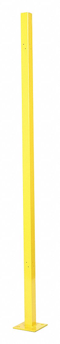 Wire Partition Post, H 7 Ft