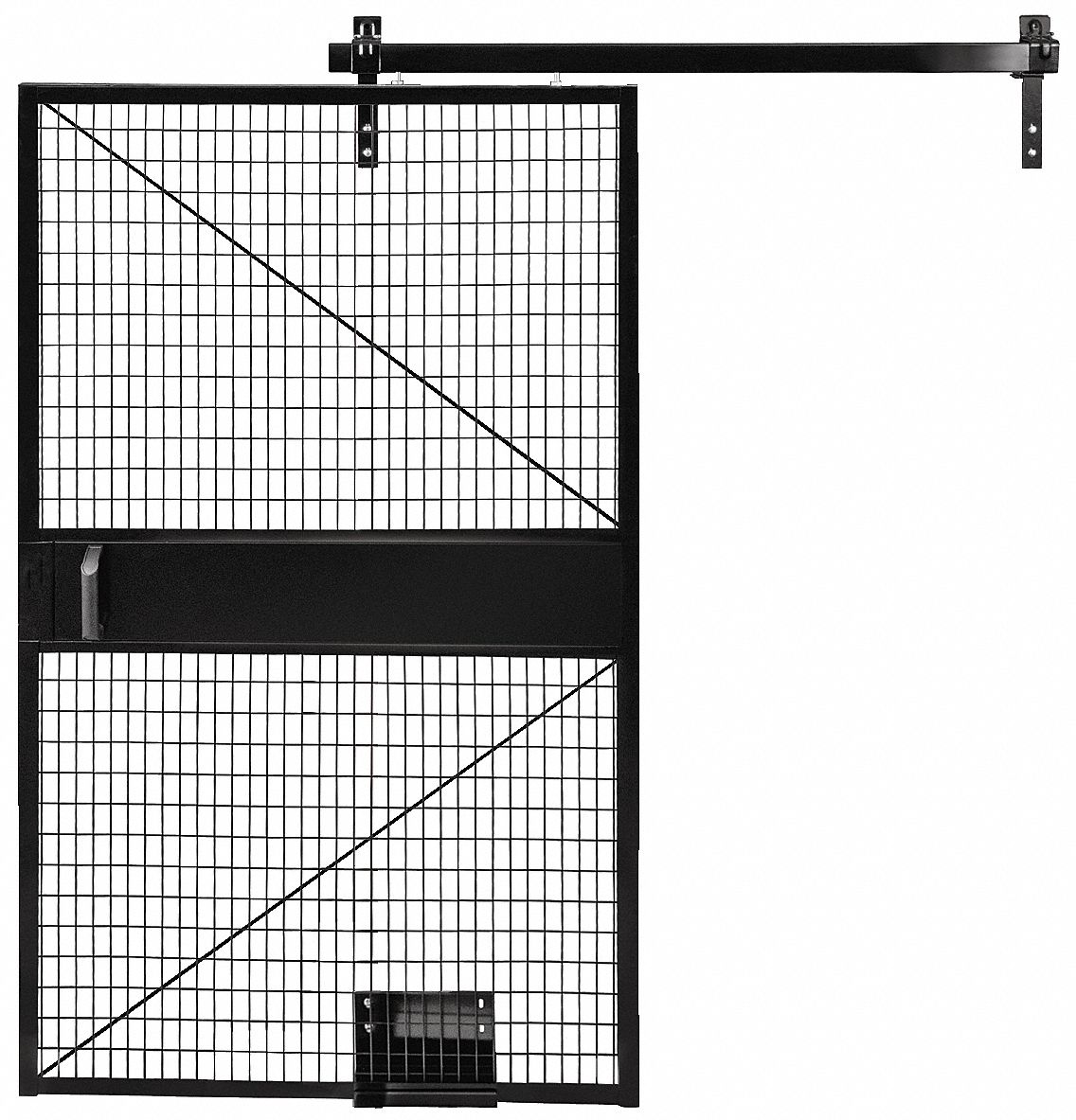 Clear Access Slide Door, W 6 Ft x H 7 Ft