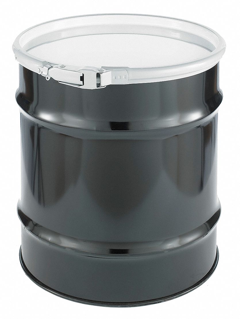 Carbon Steel Drum, Open Head, 30 Gal