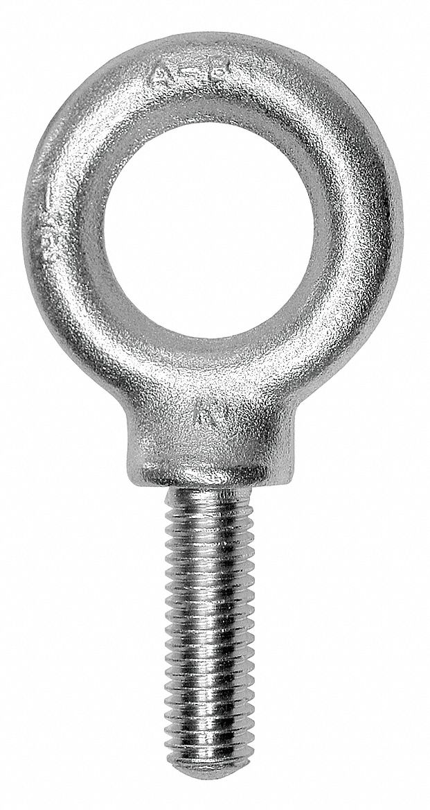 Eyebolt, Steel, Zinc, 2 1/2-4