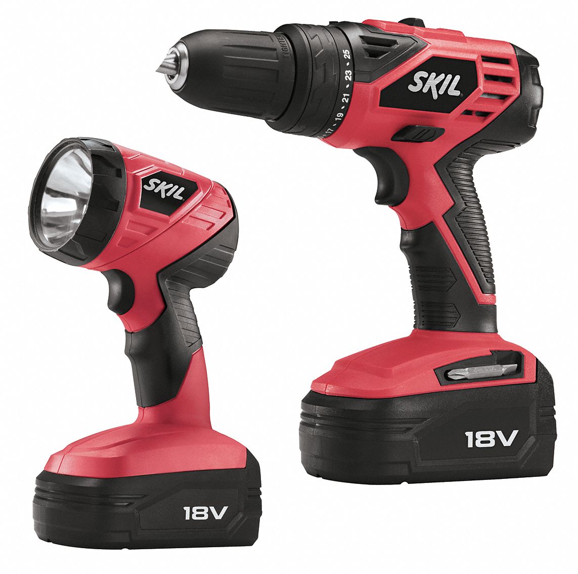 Cordless Drill/Driver Kit, 18.0V, 1/2 In.