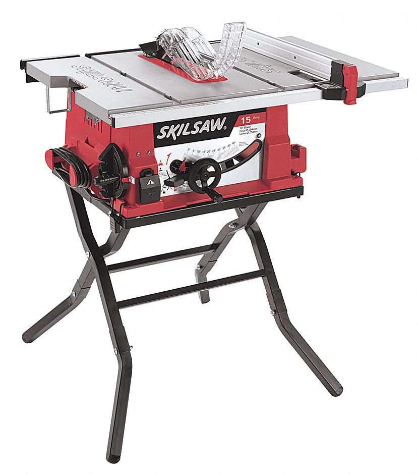 Cntrctr Table Saw, 10 In Bld, 5/8 In Arbr