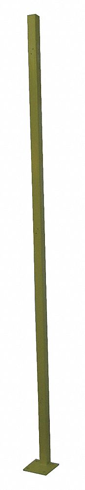 Wire Partition Corner Post, Height 6 Ft