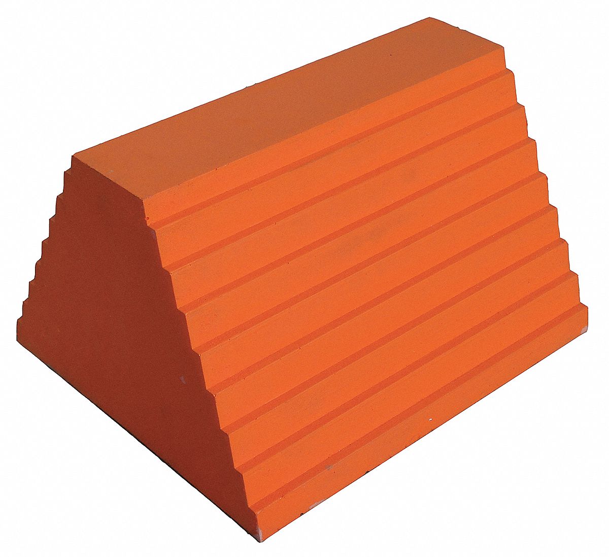 Wheel Chock, Urethane, W 9-1/4 In, H 6 In