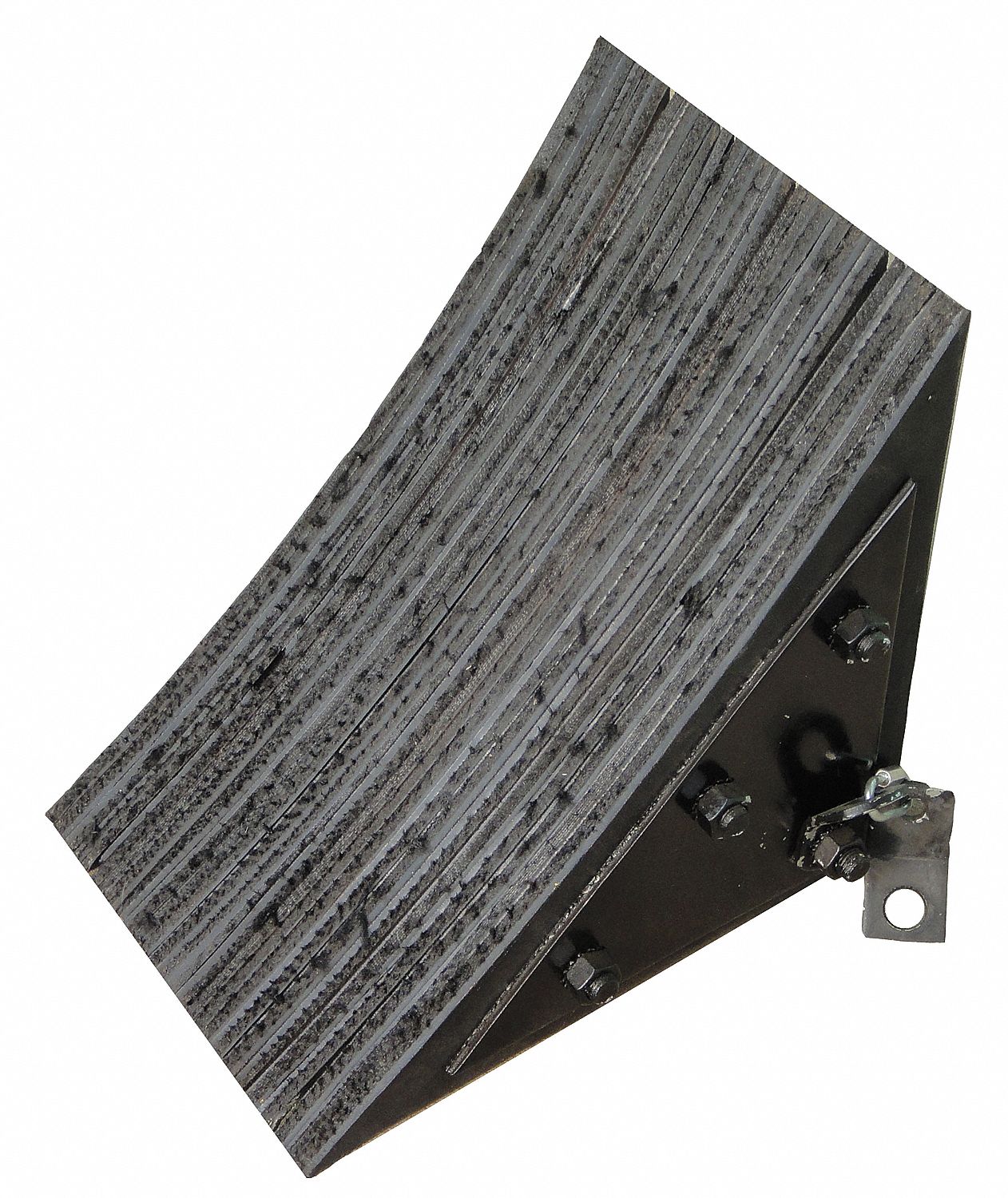 Wheel Chock, Rubber, W 11-1/2 In, H 13-3/4