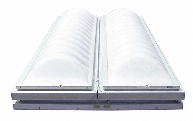 Smoke Vent Skylight, 5x6Ft, 10 Lb Uplift