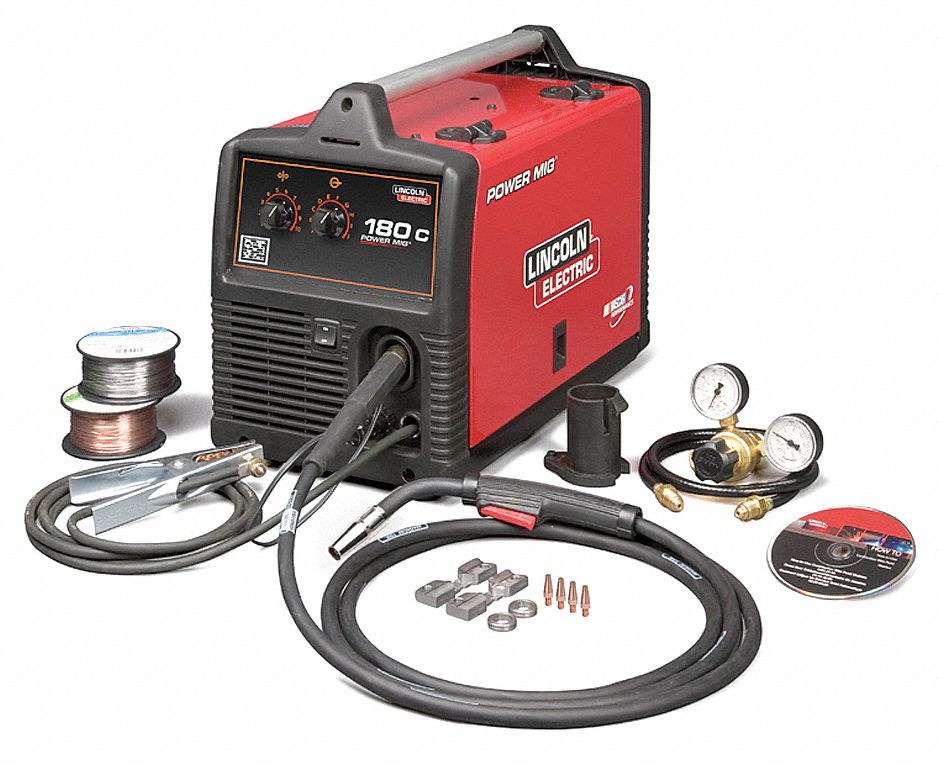 MIG Welder, 30-180 DC A, 208/230V