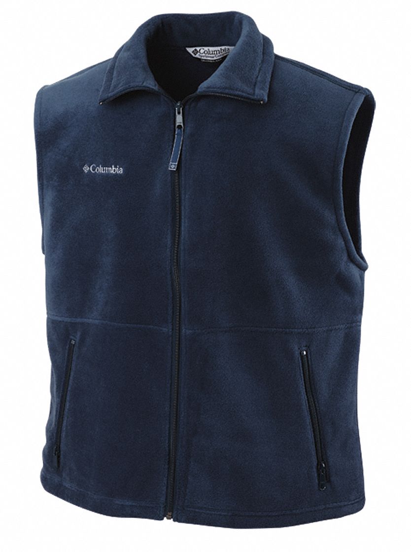 Vest, 2XL, Navy, Polyester