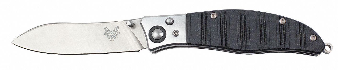 Folding Knife, Utility Blade, 2-7/8 In, Blk