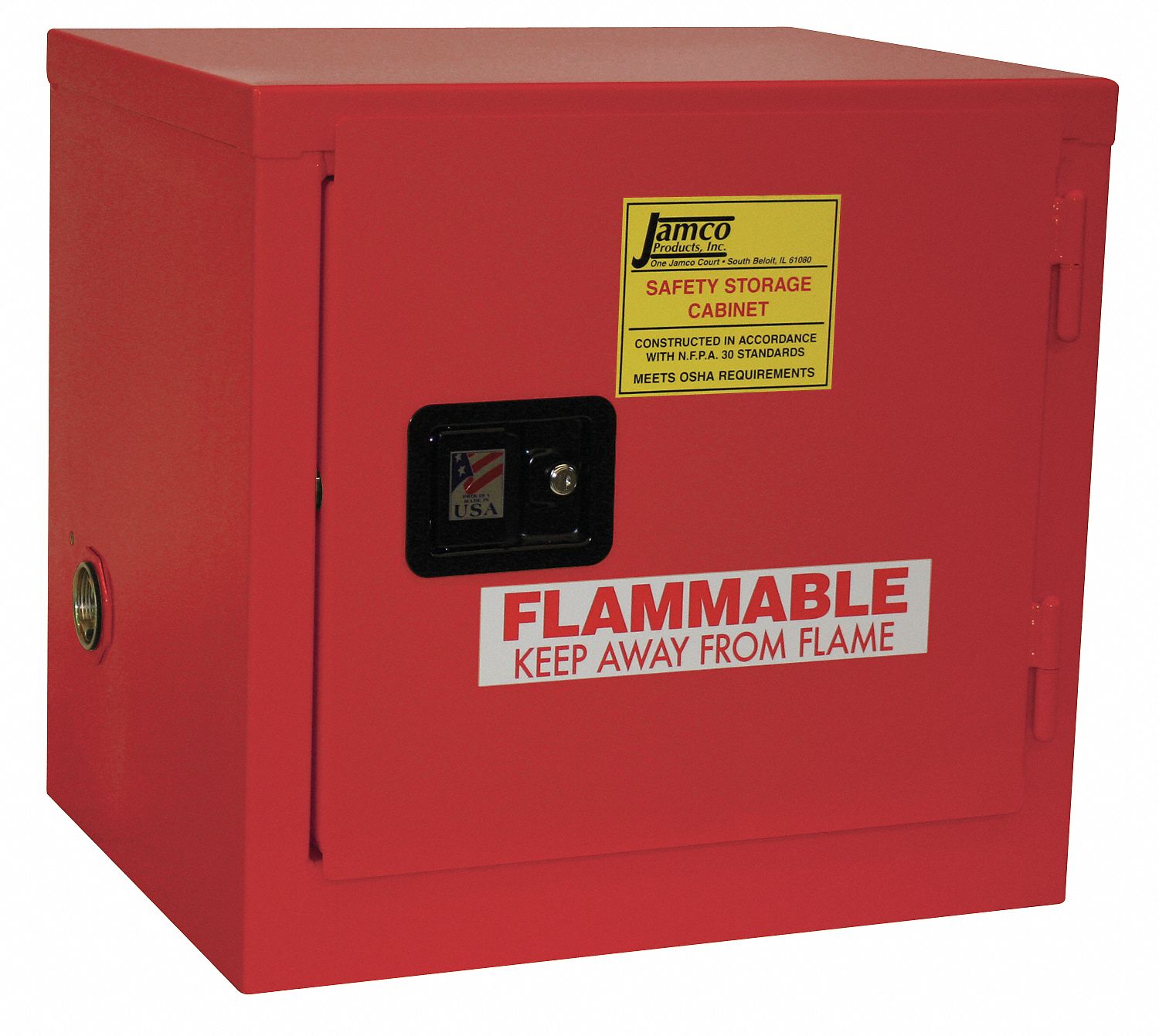 Paints and Inks Cabinet, 12 Gal., Red