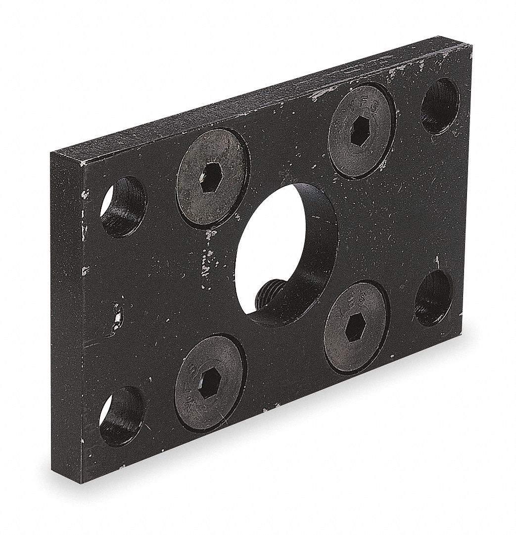 Front/Rear Flange, Steel, 2 In Bore
