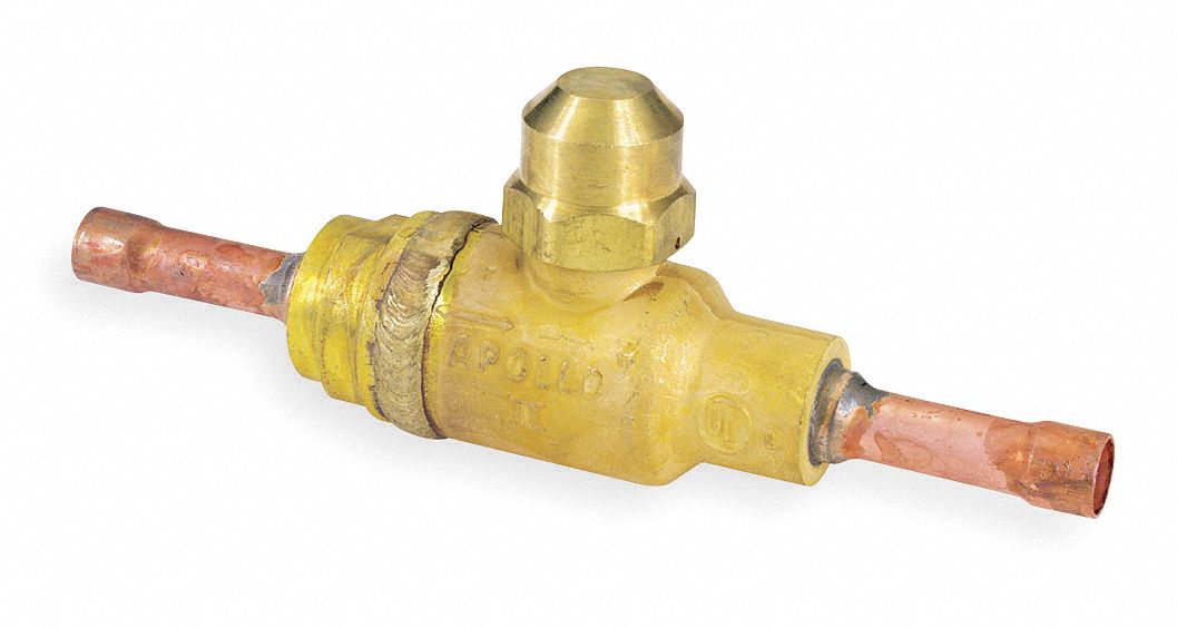 Valve, Shutoff, Tubing OD 1/2 In, Solder