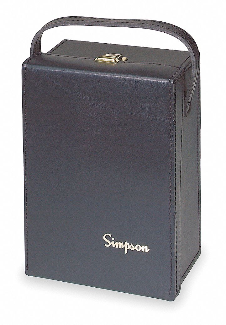Carrying Case, Leather, Black