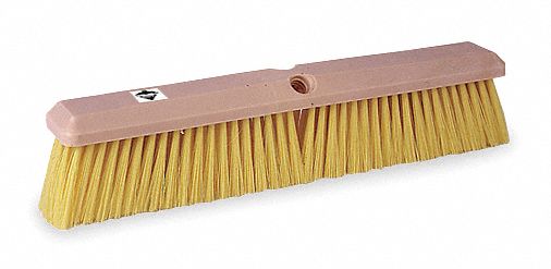 Push Broom, Ylw Synthetic, Gnrl-Purpose