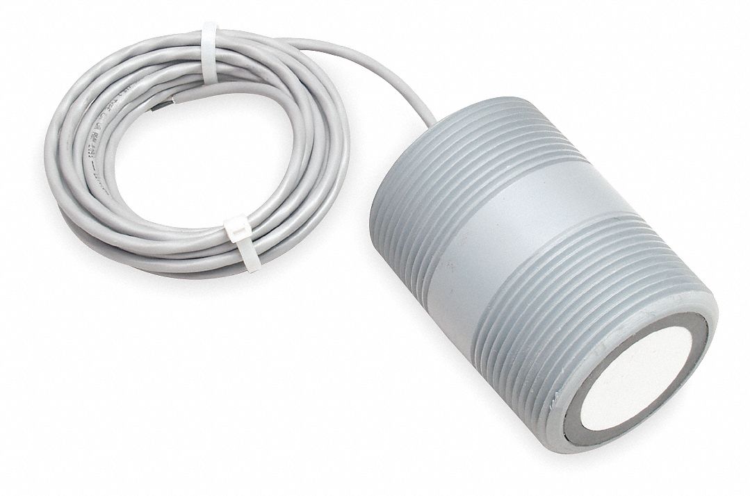 Ultrasonic Sensor, 1 1/2 In NPT, 24 VDC
