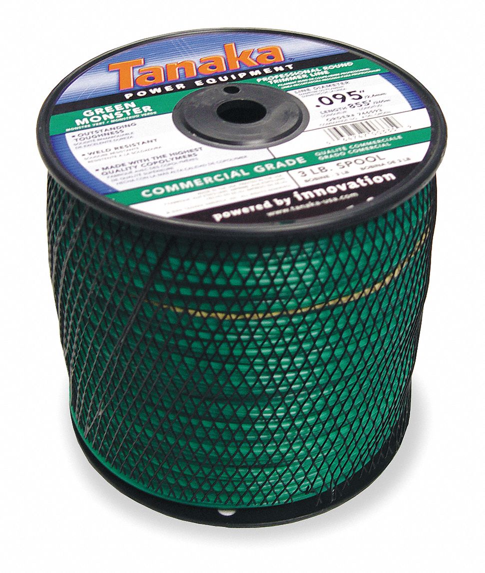 Trimmer Line, 0.095 In. Dia., 855 Ft.
