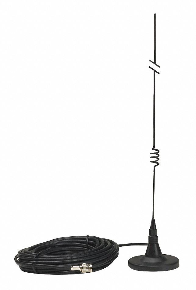 Antenna, Magnetic Mount, 21Hx4W In, VHF/UHF