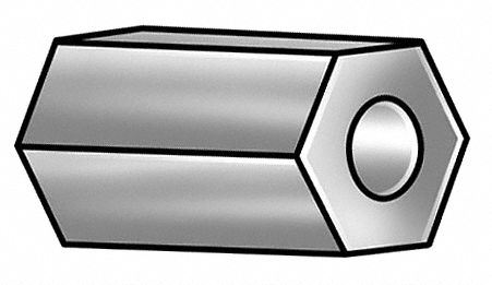 Hex Spacer, #6, Pk 100
