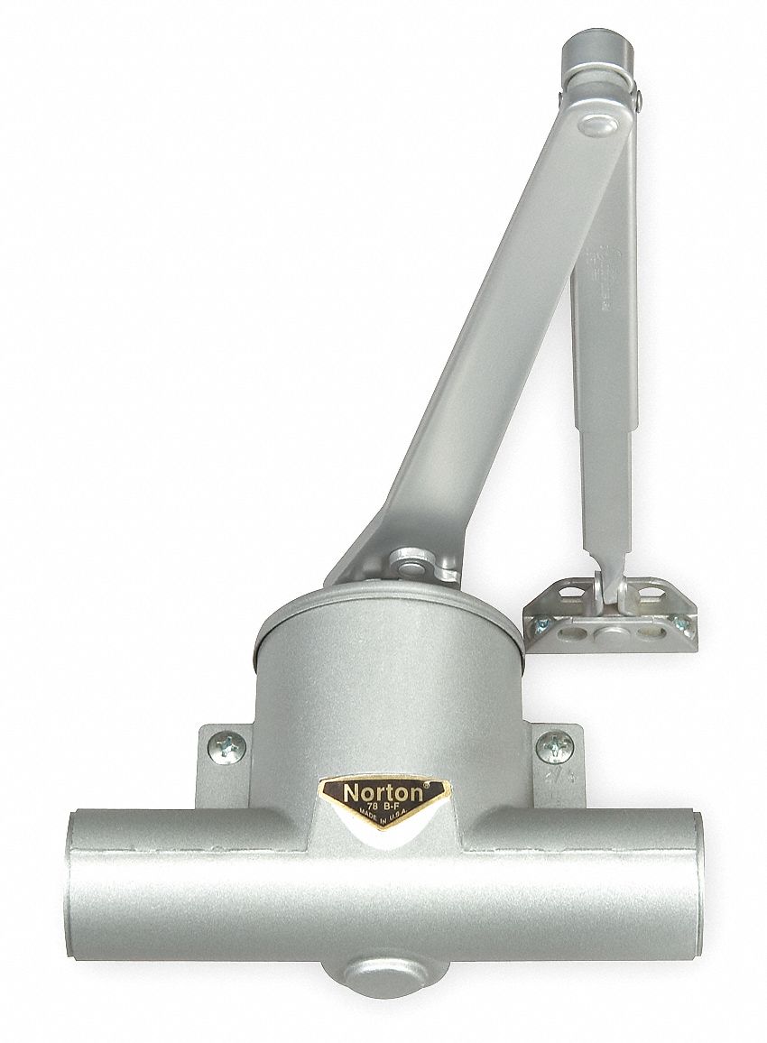 Hydraulic Door Closer, Right Handed, Alum