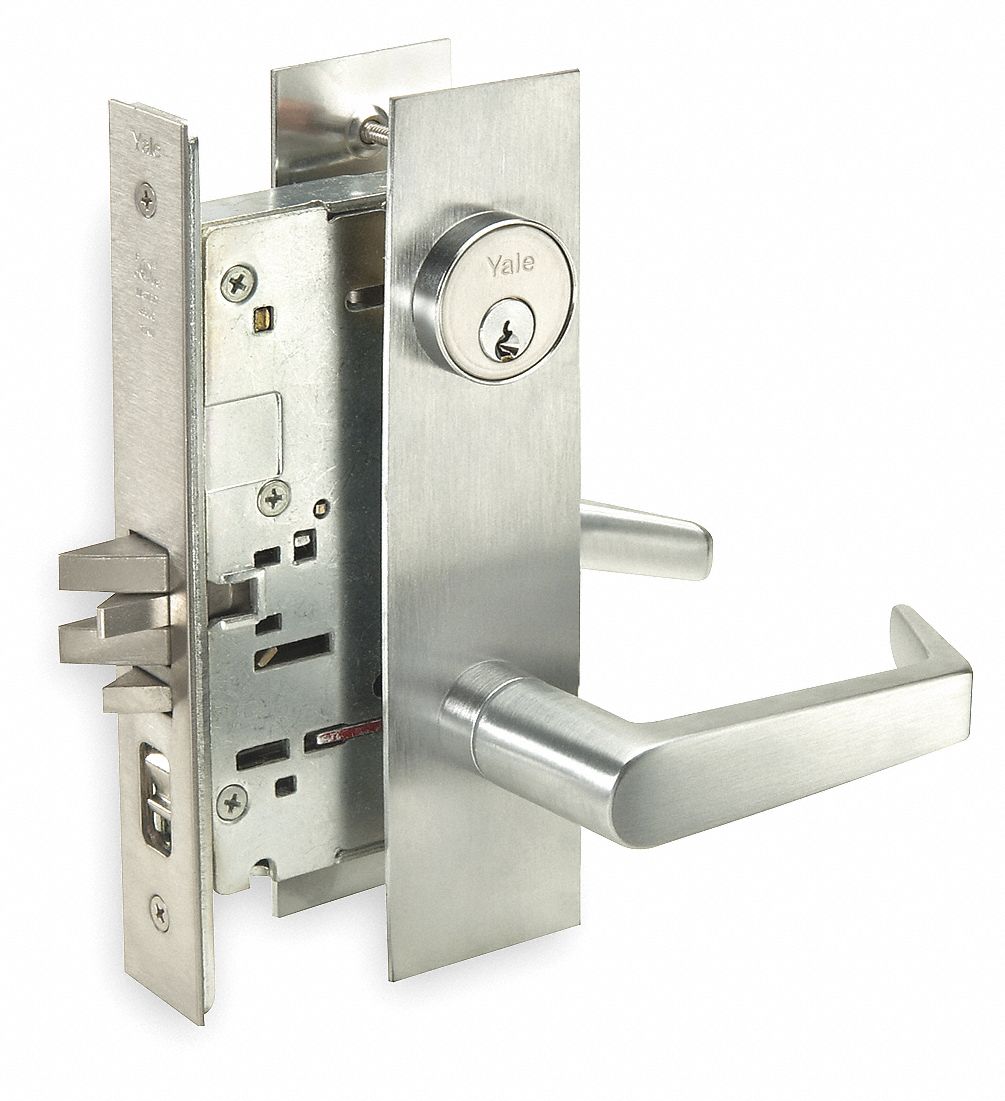 Mortise Lockset, Office/Entrance, Chrome