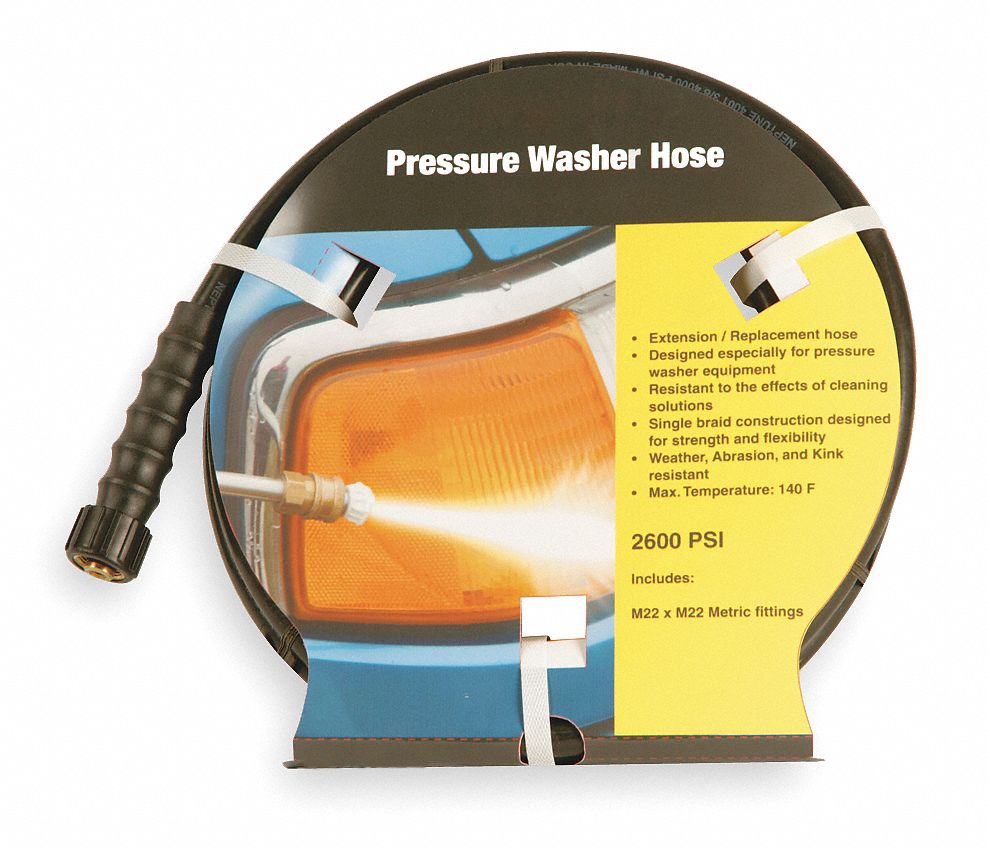Hose Assy, 1/4 MBSP x M22 Female, 25 Ft L