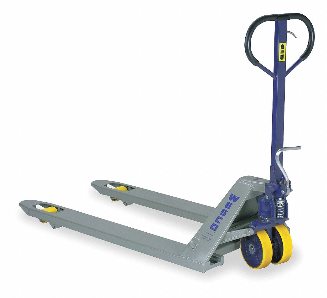 Pallet Jack, Blue/Gray, 8 Gauge Steel
