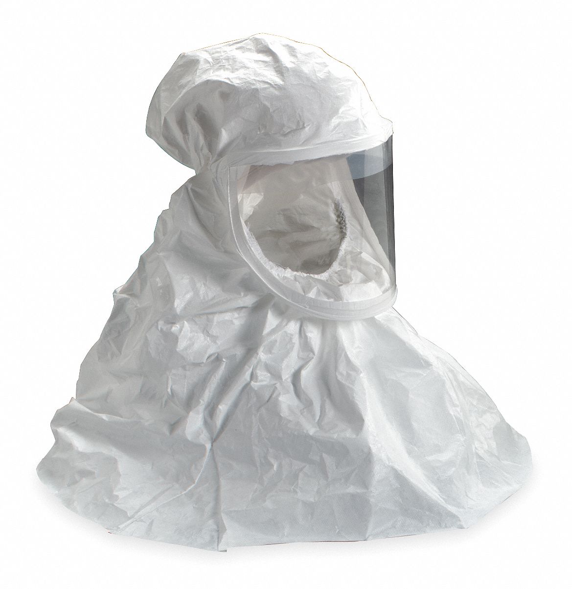 Double Bib Hood, Universal, White, PK 3