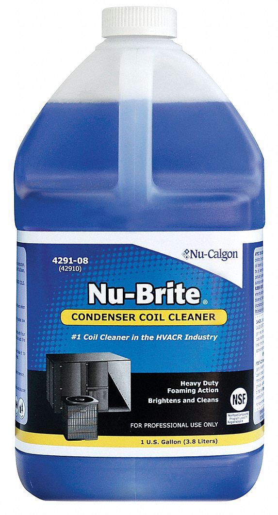 Alkaline Based Coil Cleaner, 1 Gal, Blue