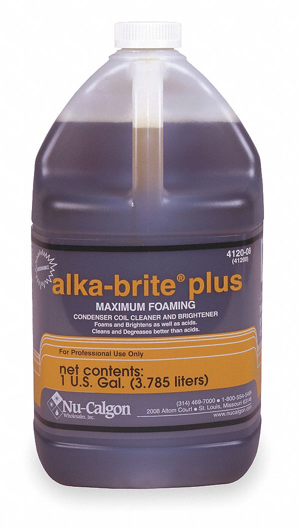 Condenser Coil Cleaner, Alkaline Based, 1G