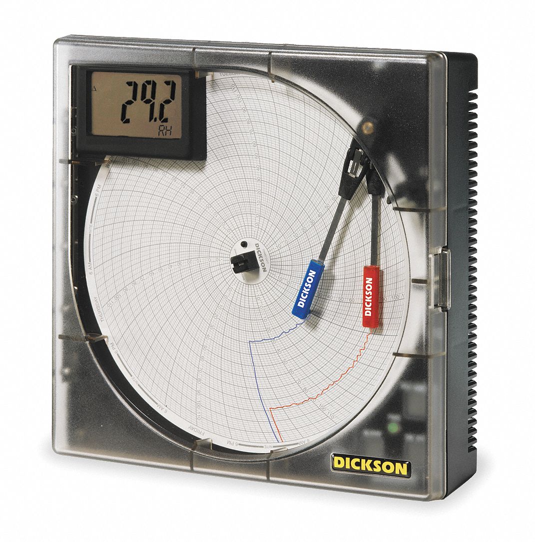 Chart Recorder, Temp and Humidity, NIST