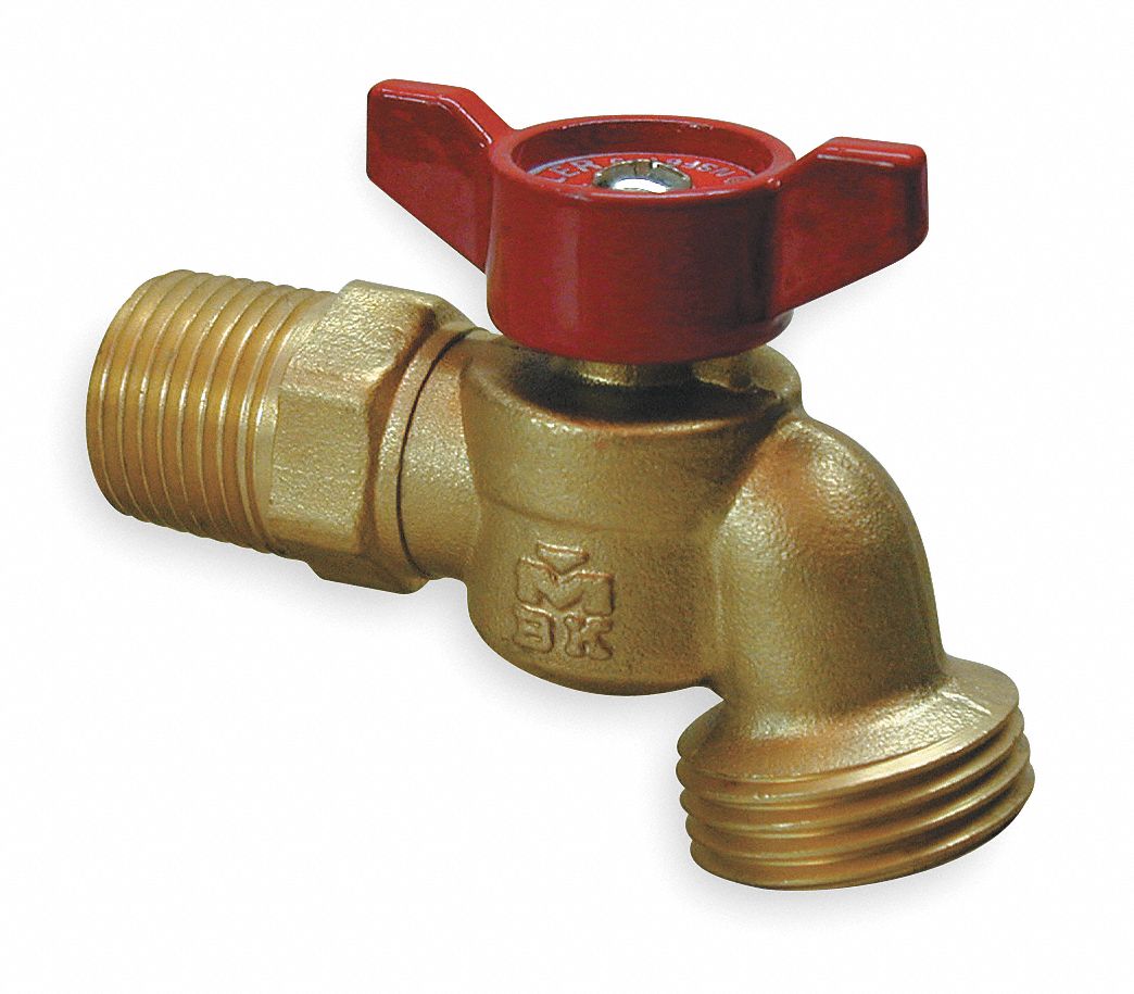 Hose Bibb, Quarter Turn, Standard, 3/4 In