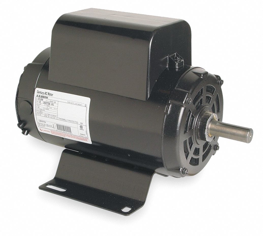 Air Compr Mtr, 5 HP, 3450 rpm, 208-230V, 56Y