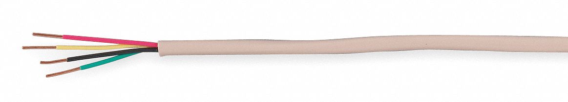 Wire, Sound And Security, 22 AWG, Beige
