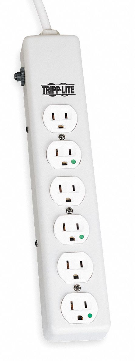 Power Strip, Hospital Grade, 6 Outlets