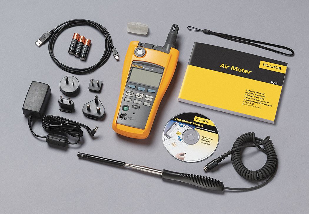 Indoor Air Quality Analyzer W/ Velocity