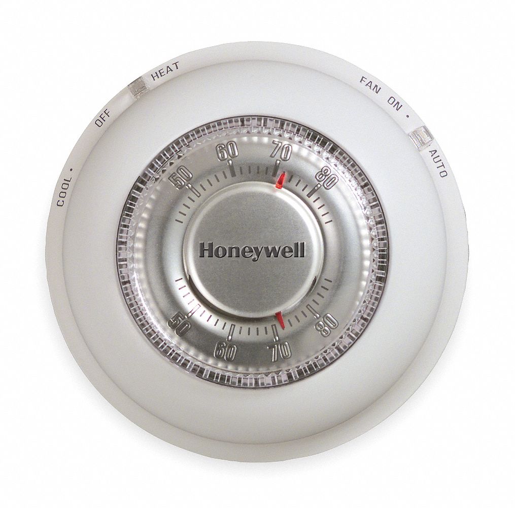 Low V Thermostat, 1H, 1C, Hg Free, White