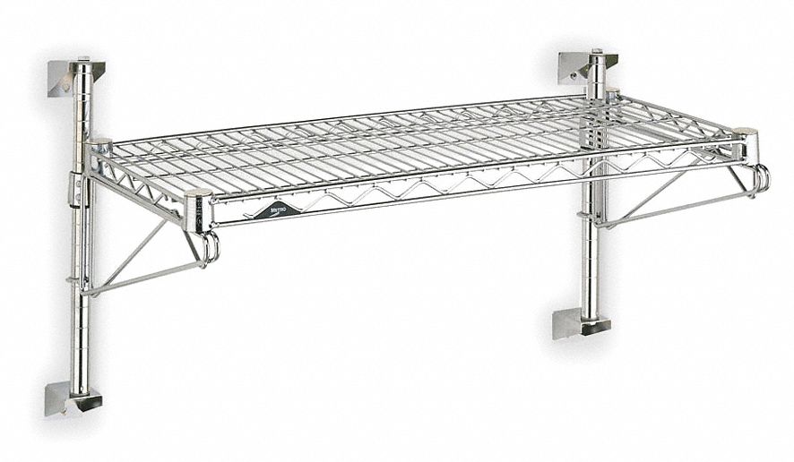 Industrial Wall Shelving, 48 In. W