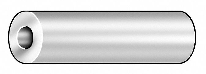 Round Spacer, Nyl, 1/4-20, 1 In, PK10
