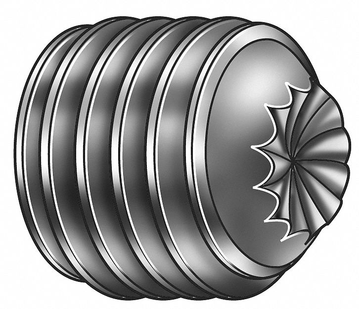 Sckt Set Scr, Knurl Cup, 5/16-18x1/2, PK100