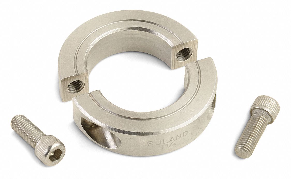Shaft Collar, Two Piece Clamp, ID 23 mm