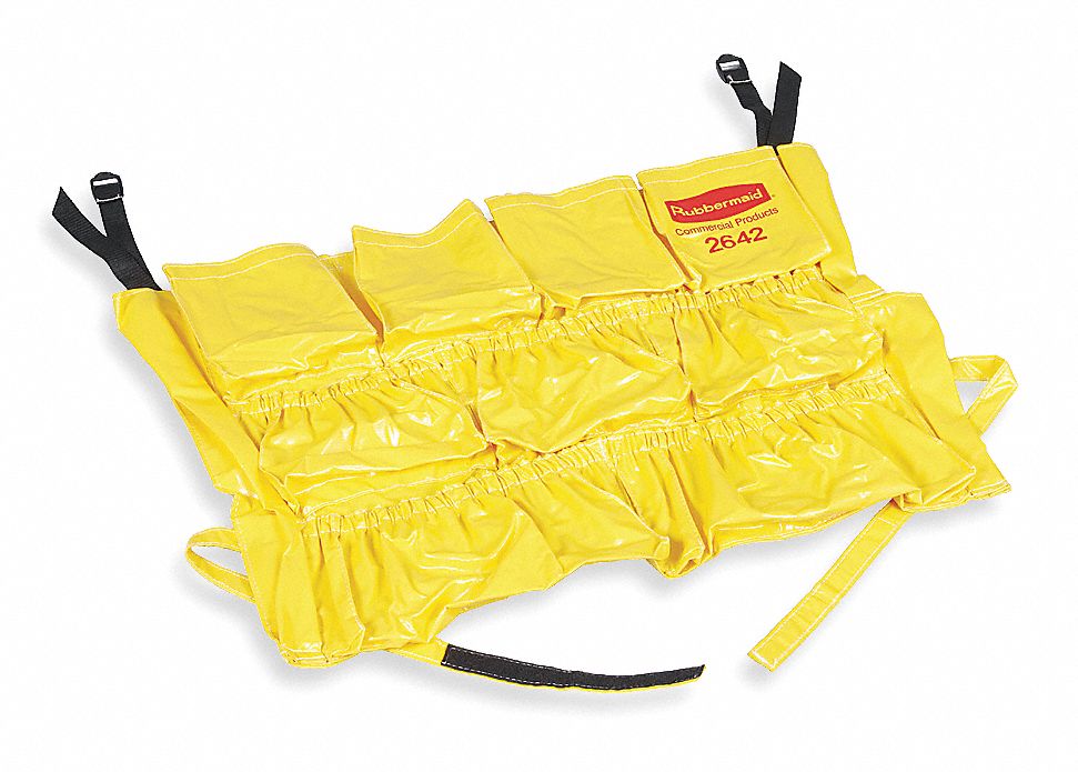 Receptacle Caddy Bag, Ylw, Vinyl